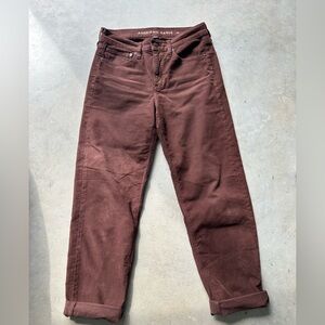 American Eagle Brown 90s Straight Leg Cords
